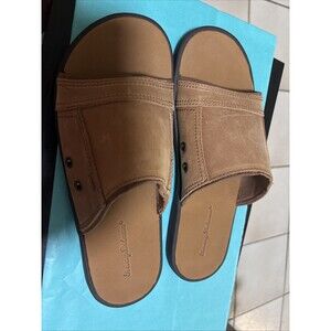 Tommy Bahama Men's Size 11 Seawell  Brown Leather Sandals